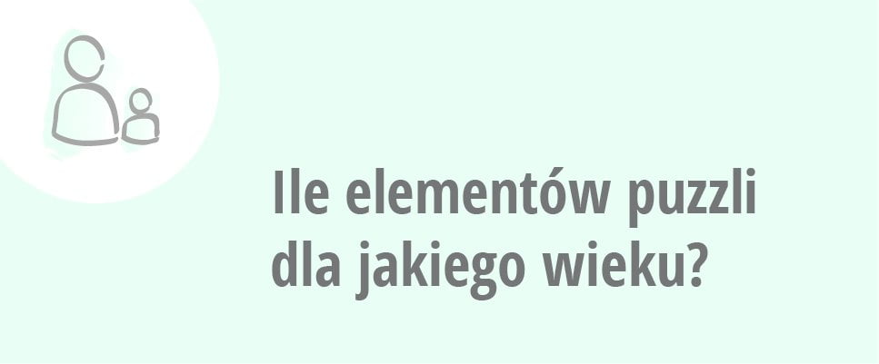 Ile elementów puzzli dla jakiego wieku?