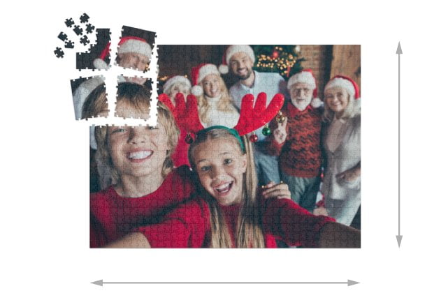 Wielkość ułożonych puzzli