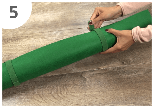 Zabezpiecz taśmami na rzepy