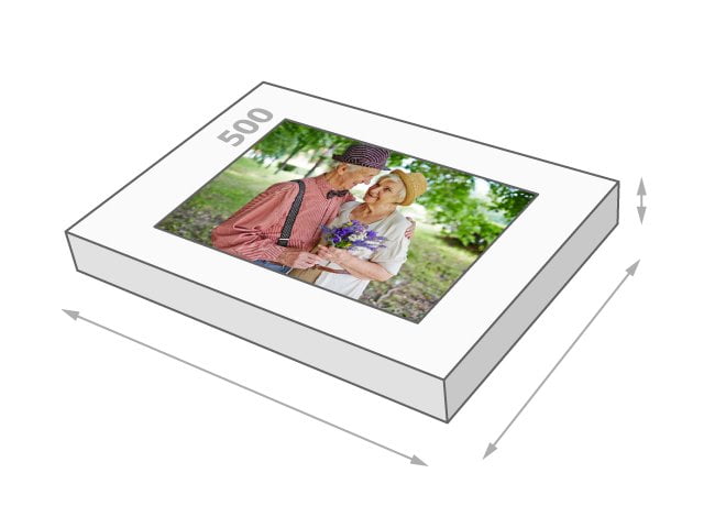 Wielkośc pudełka 500 elementów