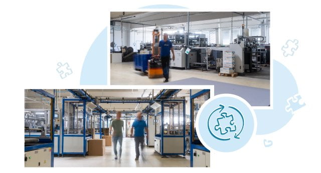 W naszej nowoczesnej fabryce przy produkcji puzzli stawiamy na eko-prąd