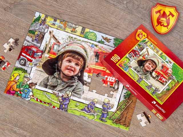 Puzzle ze strażą pożarną